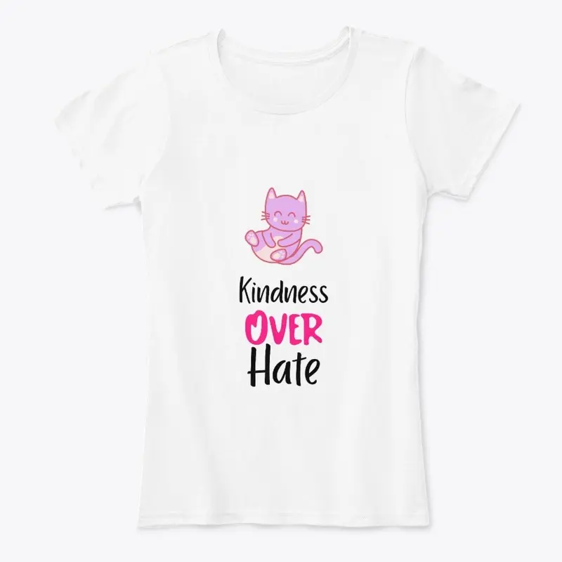 kindness over hate cat